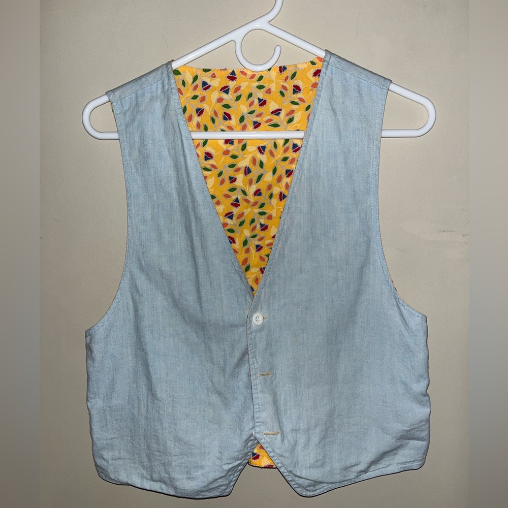 LL Bean reversible vest! Vintage!